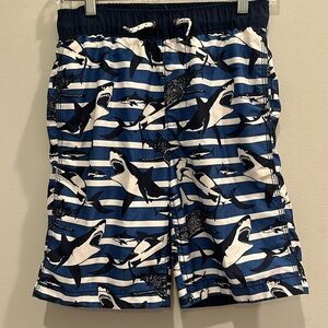 GAP - boys swim trunks, bathing suit.  Shark print.  Size boys XL